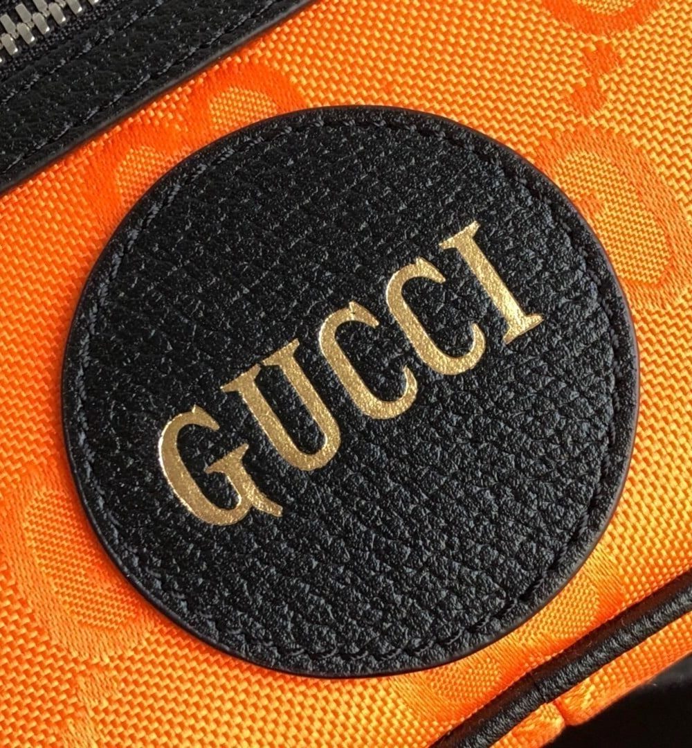 1:1 Replica Gucci Gucci Off The Grid Belt Bag Orange GG ECONYL® For Men  9.5in/24cm GG