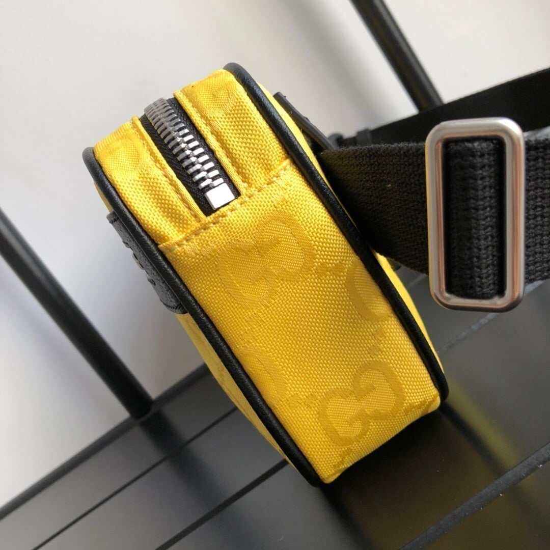 1:1 Replica Gucci Gucci Off The Grid Belt Bag Yellow GG ECONYL® For Men 9.5in/24cm GG - Image 5