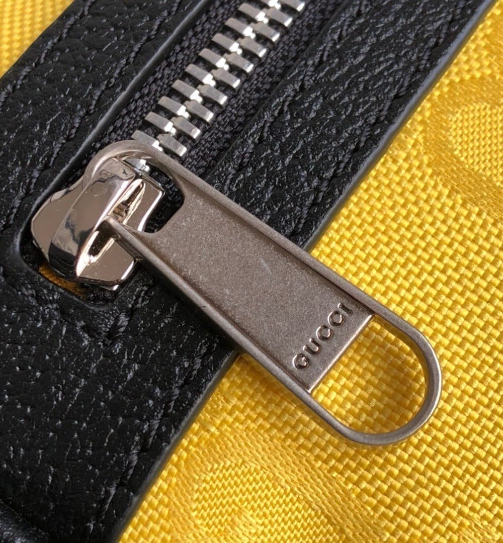 1:1 Replica Gucci Gucci Off The Grid Belt Bag Yellow GG ECONYL® For Men  9.5in/24cm GG