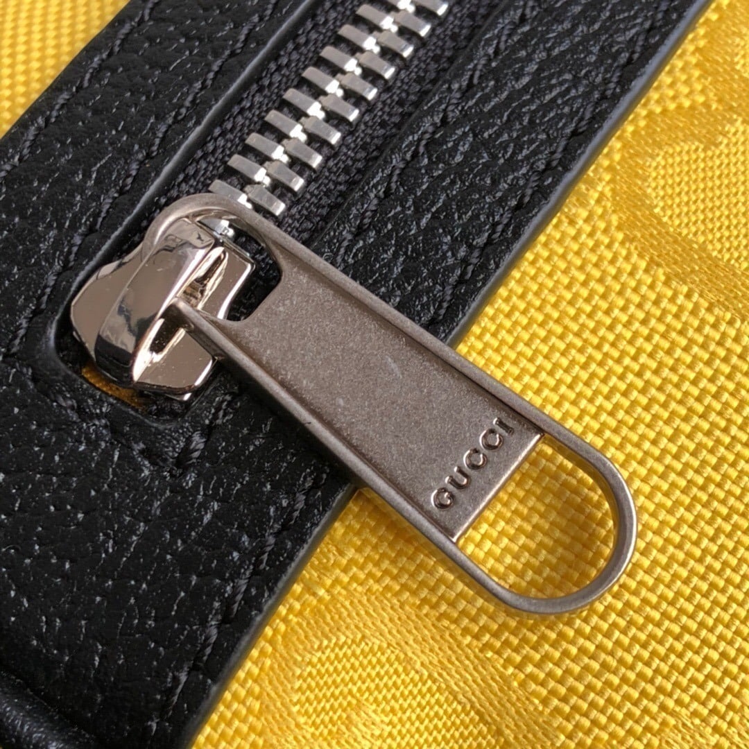 1:1 Replica Gucci Gucci Off The Grid Belt Bag Yellow GG ECONYL® For Men 9.5in/24cm GG - Image 9