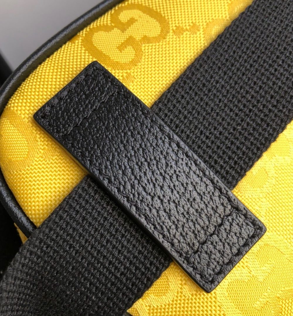 1:1 Replica Gucci Gucci Off The Grid Belt Bag Yellow GG ECONYL® For Men  9.5in/24cm GG