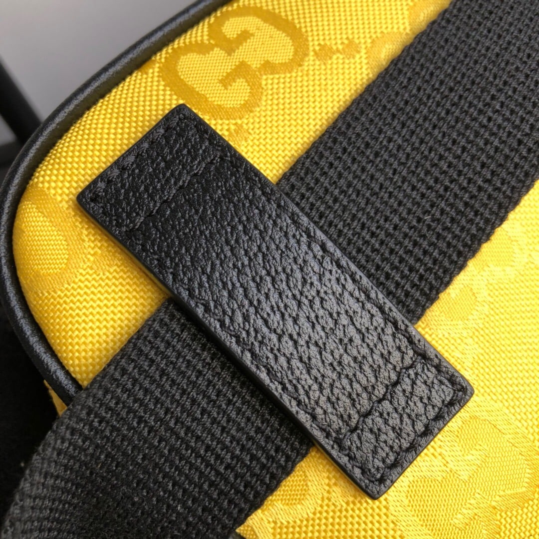 1:1 Replica Gucci Gucci Off The Grid Belt Bag Yellow GG ECONYL® For Men 9.5in/24cm GG - Image 4