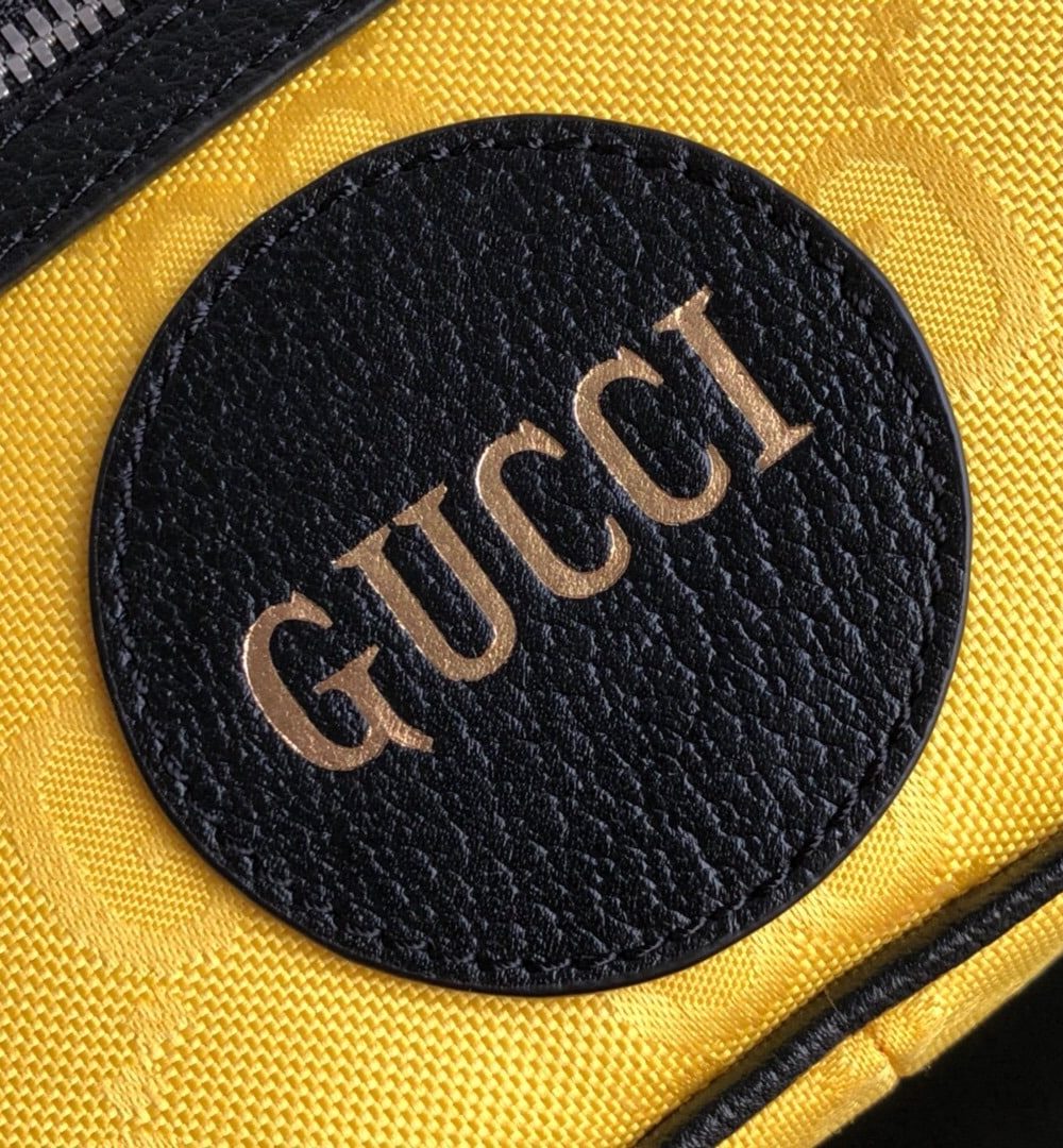 1:1 Replica Gucci Gucci Off The Grid Belt Bag Yellow GG ECONYL® For Men  9.5in/24cm GG