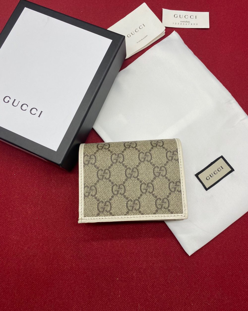 1:1 Replica Gucci Horsebit 1955 Card Case Wallet Light Grey Women's Wallet 11cm/4.3in GG 621887 92TCG 9761