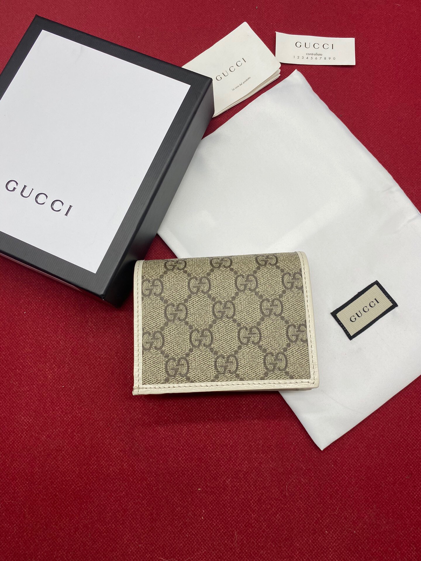 1:1 Replica Gucci Horsebit 1955 Card Case Wallet Light Grey Women's Wallet 11cm/4.3in GG 621887 92TCG 9761 - Image 5