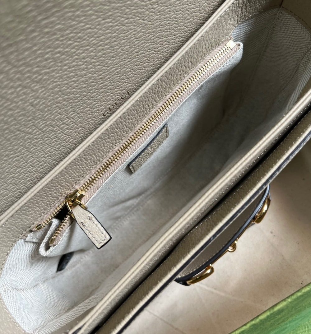 1:1 Replica Gucci Horsebit 1955 GG Mini Bag Beige For Women, Women's Bags 8.1in/21cm GG ‎‎658574 UULAG 9682