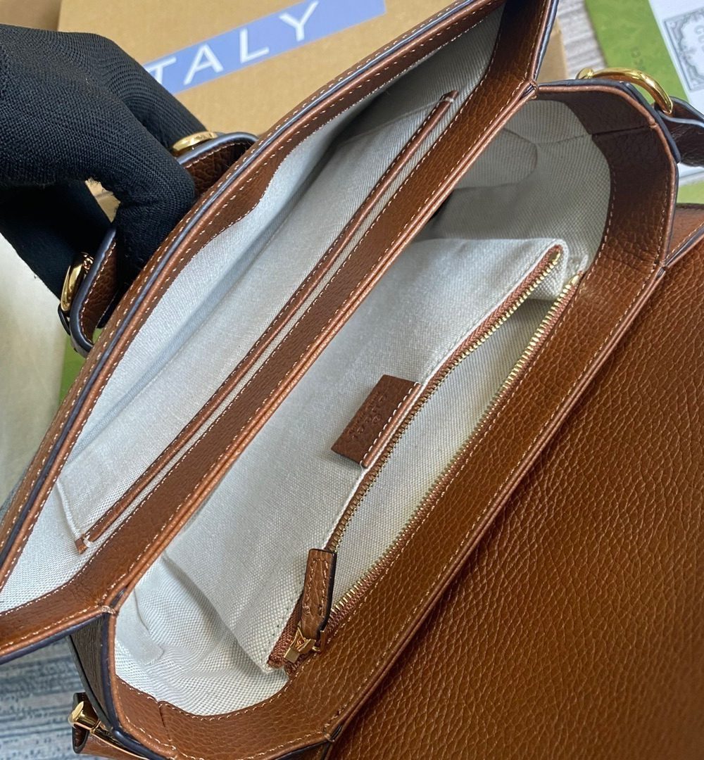 1:1 Replica Gucci Horsebit 1955 Shoulder Bag Blue And Ivory For Women, Women's Bags 9.8in/25cm GG