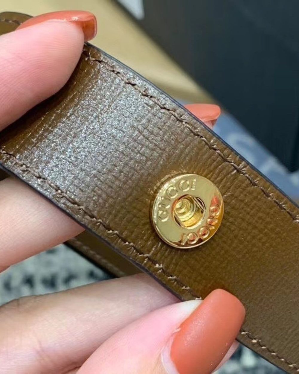 1:1 Replica Gucci Horsebit 1955 Shoulder Bag Brown Textured With A Vintage Effect For Women 9.8in/25cm GG ‎602204 1DB0G 2361