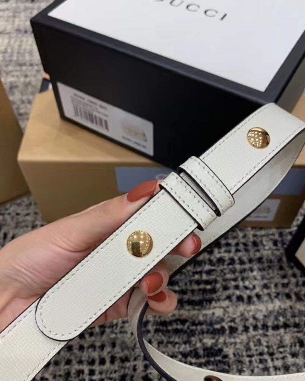 1:1 Replica Gucci Horsebit 1955 Shoulder Bag White For Women 9.8in/25cm GG ‎602204 1DB0G 9022