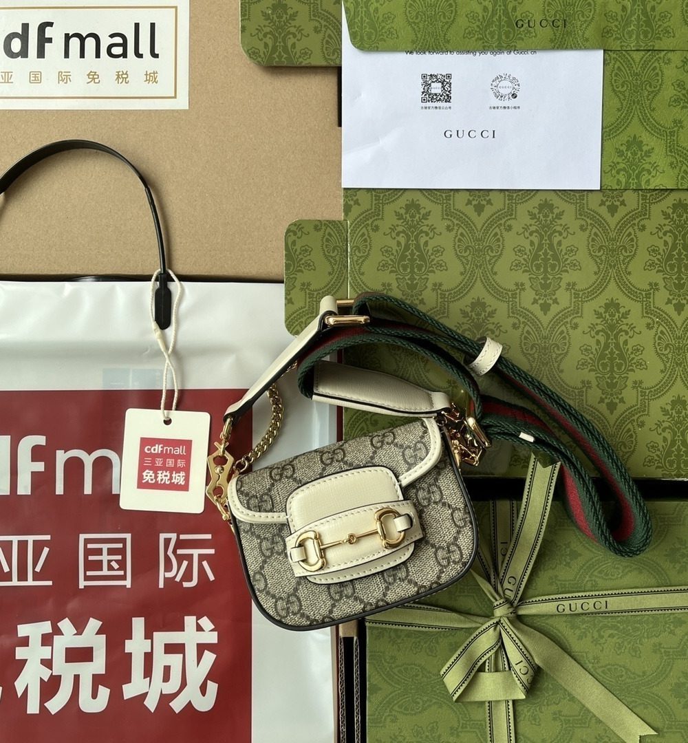 1:1 Replica Gucci Horsebit 1955 Strap Wallet Brown For Women, Women's Bags 4.7in/12cm GG 