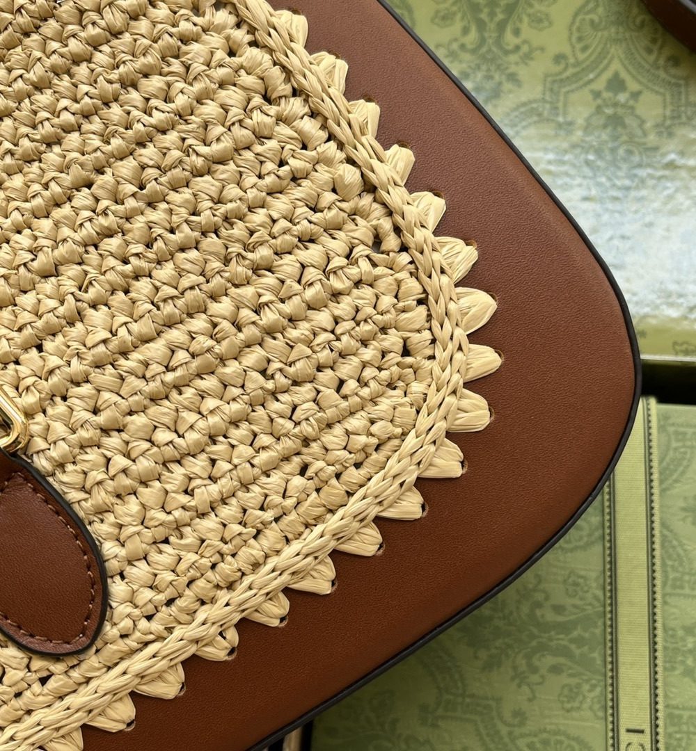 1:1 Replica Gucci Jackie 1961 Small Bag Beige And Brown For Women, Women's Bags 10.8in/27.5cm GG‎ ‎‎