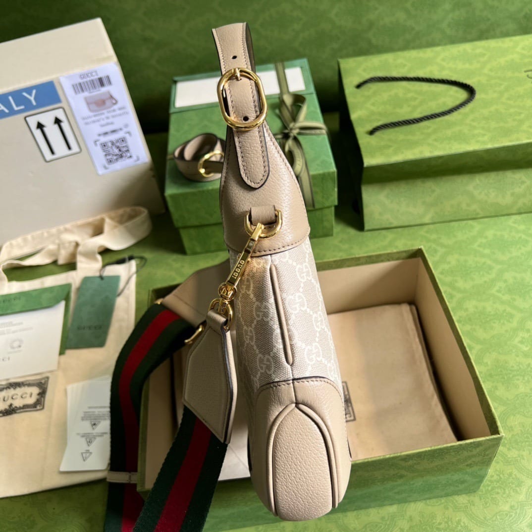 1:1 Replica Gucci Jackie 1961 Small GG Shoulder Bag Beige For Women, Women's Bags 11in/28cm GG 678843 UULAG 9682 - Image 6