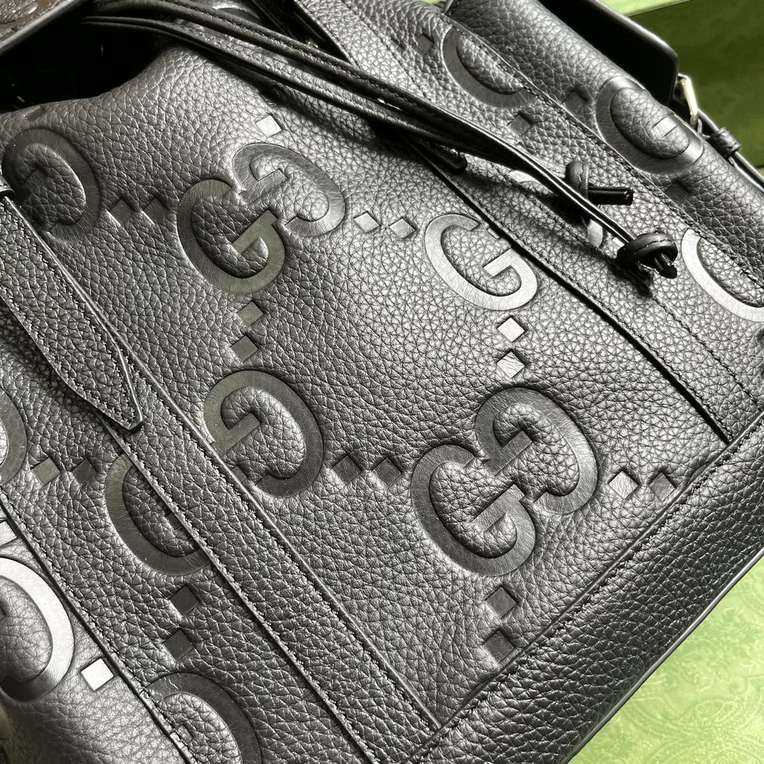 1:1 Replica Gucci Jumbo Gg Backpack Green Khaki/Black For Women 38.5cm / 15.1in 625770 AABZF 3341 - Image 11