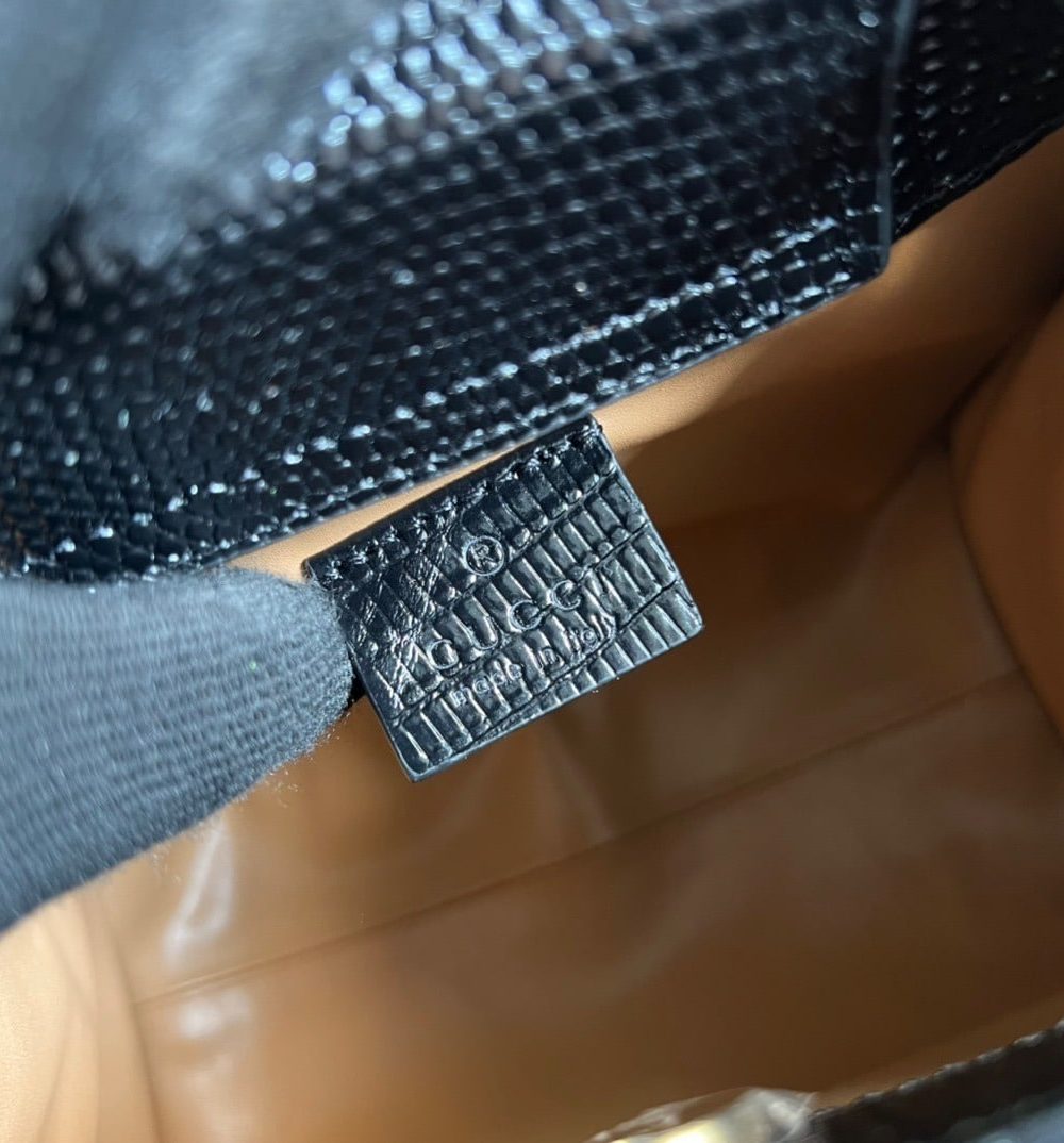 1:1 Replica Gucci Lizard Mini Tote Bag Green For Women, Women's Bags 7.9in/20cm GG