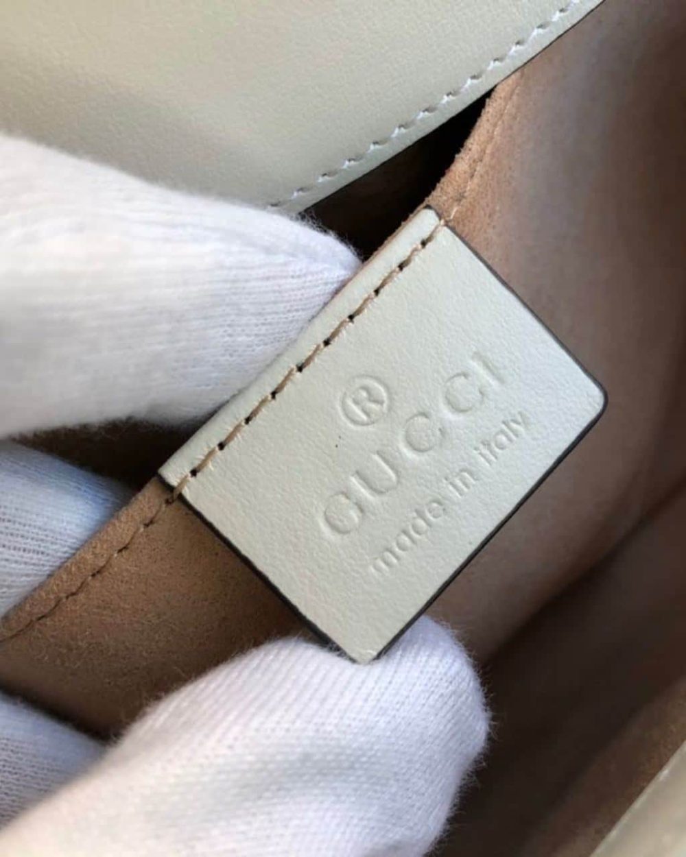 1:1 Replica Gucci Marmont Matelassé Mini Bag  White  For Women 8.5in/22cm GG 446744 DTDIT 9022