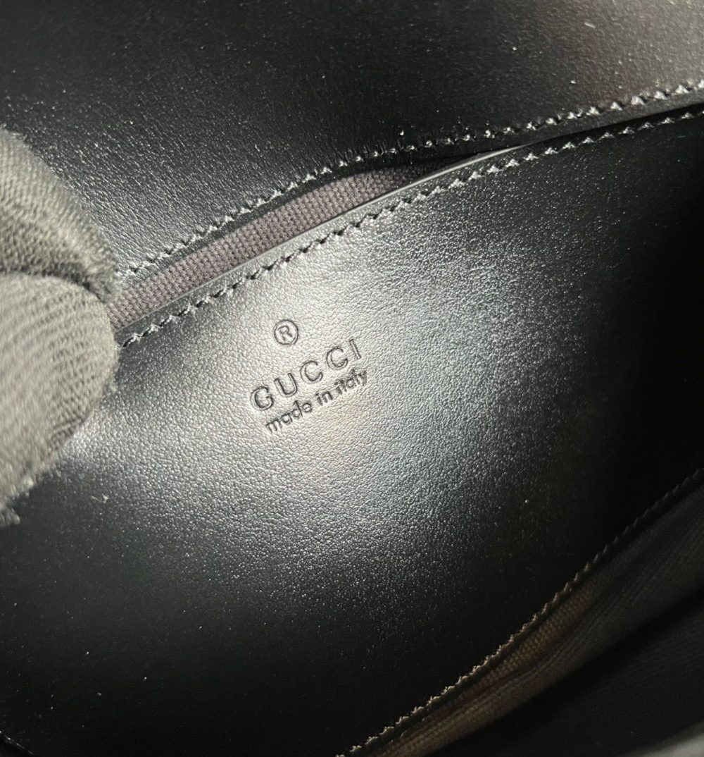 1:1 Replica Gucci Marmont Matelasse Mini Bag Black For Women, Women's Bags 8.5in/22cm GG