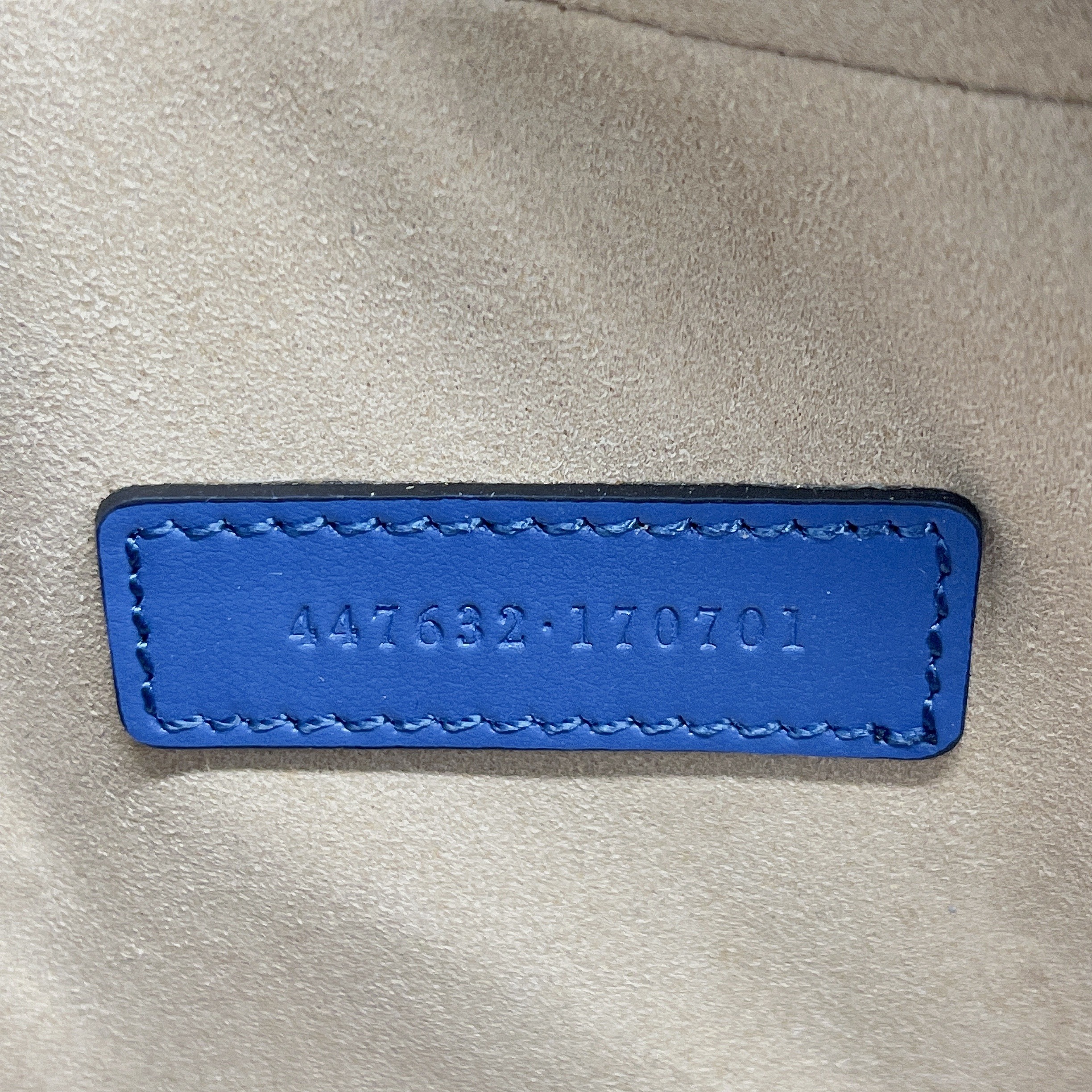 1:1 Replica Gucci Marmont Matelasse Shoulder Bag Blue For Women, Women's Bags 9.5in/24cm GG 634936 UM8BF 4340 - Image 2