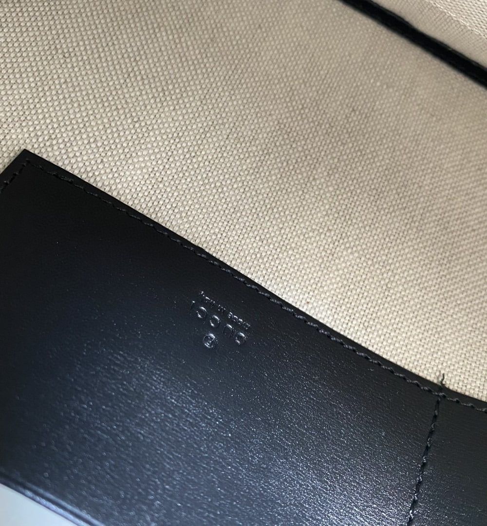 1:1 Replica Gucci Marmont Pouch Black 31cm GG 475317 DJ20T 1000