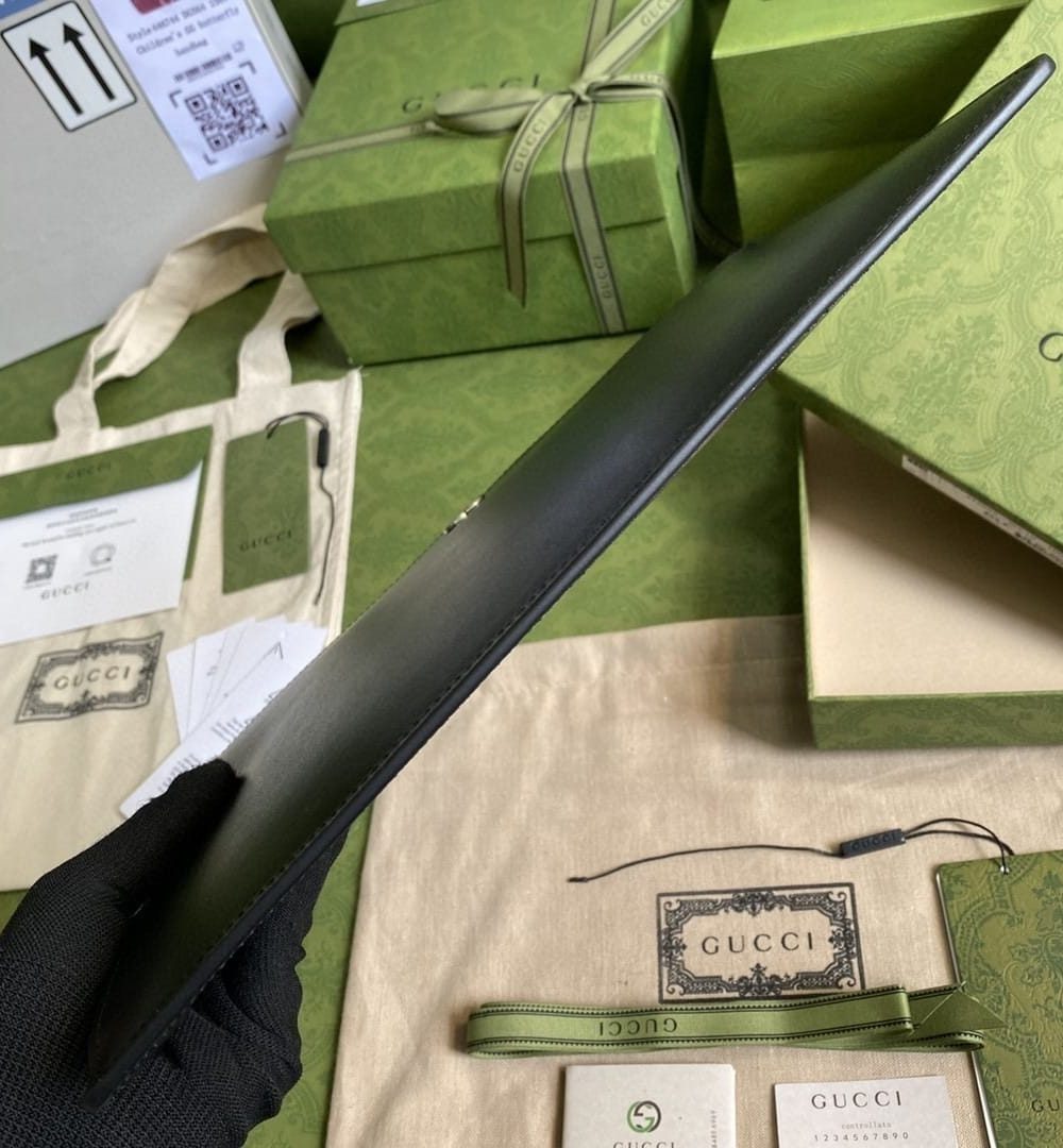 1:1 Replica Gucci Marmont Pouch Black 31cm GG 475317 DJ20T 1000