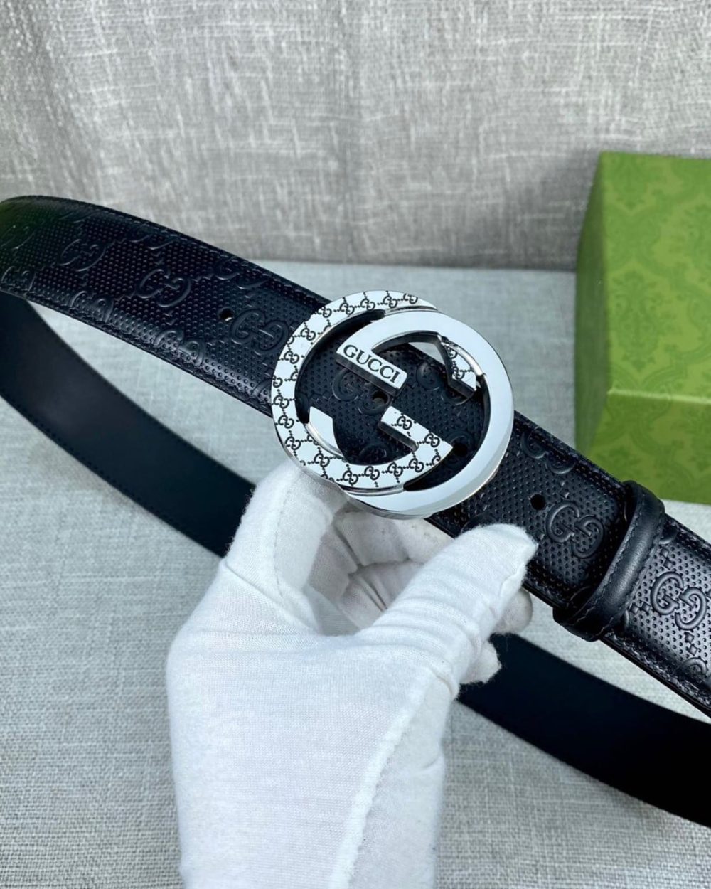 1:1 Replica Gucci Marmont Reversible Belt