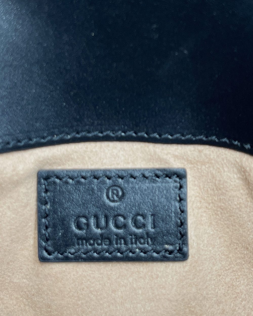 1:1 Replica Gucci Marmont Super Mini Bag Black For Women, Women's Bags 6.2in/17cm GG