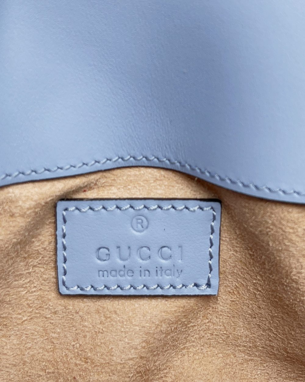 1:1 Replica Gucci Marmont Super Mini Bag Blue For Women, Women's Bags 6.2in/17cm GG