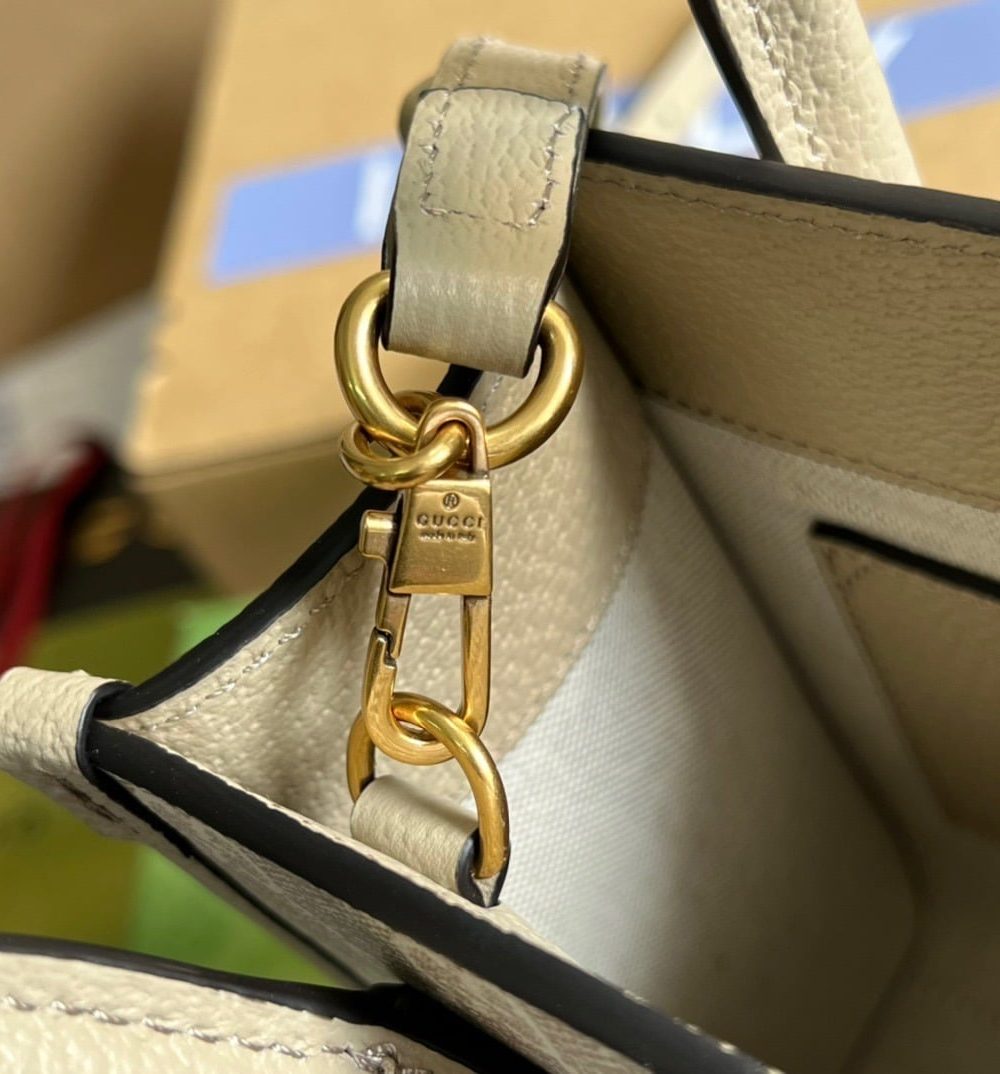 1:1 Replica Gucci Mini Tote Bag With Interlocking G Beige For Women, Women's Bags 7.8in/20cm GG ‎671623 UULBT 9683