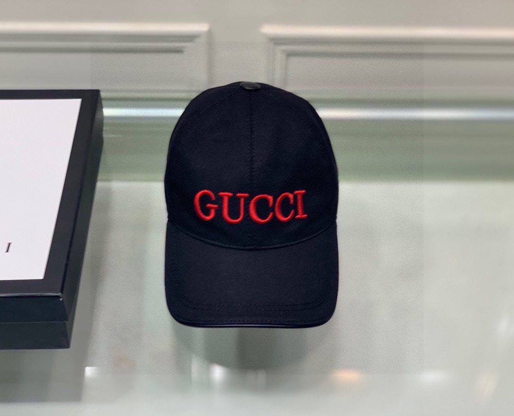 Gucci Off The Grid Baseball Hat Black GG Hat