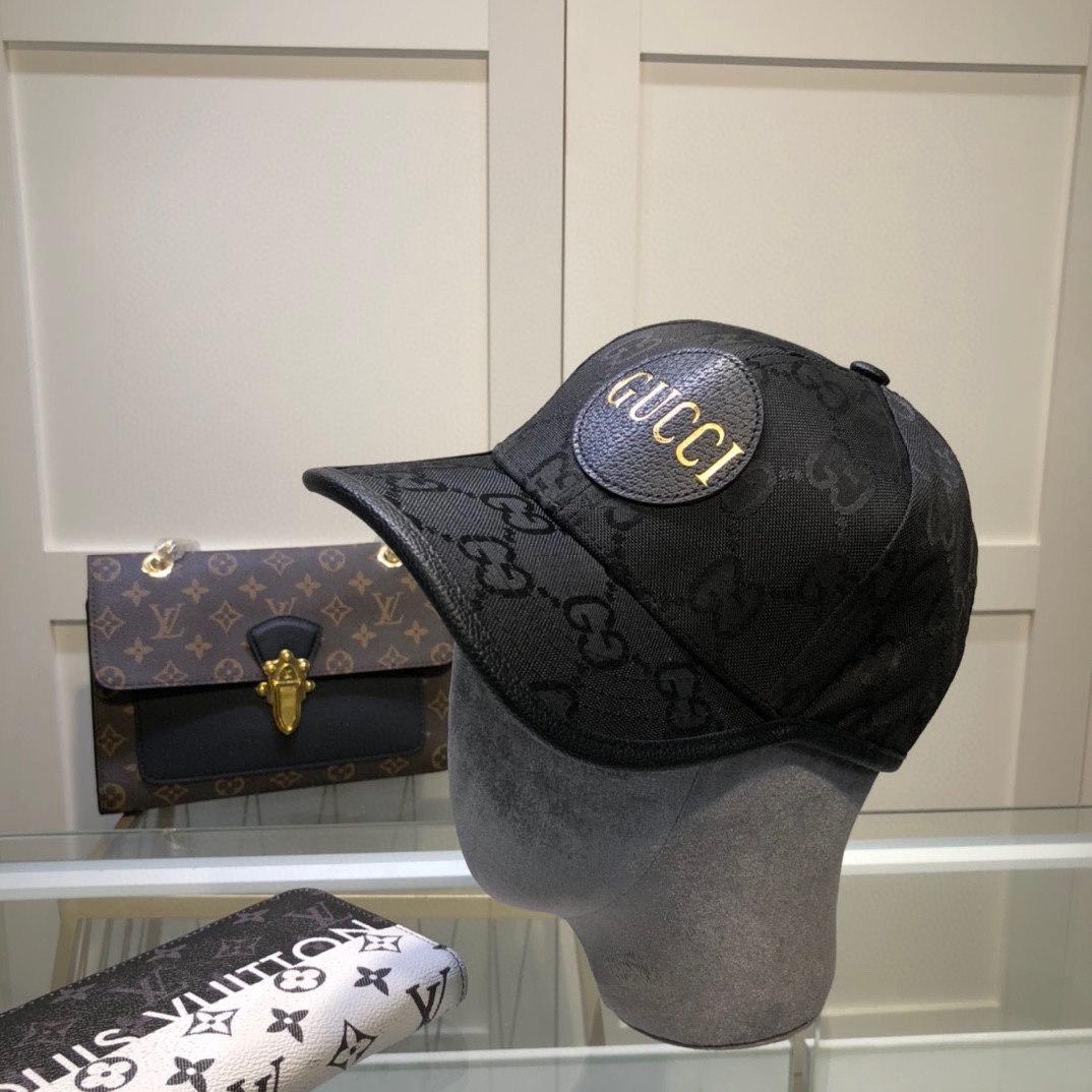 Gucci Off The Grid Baseball Hat Black GG Hat