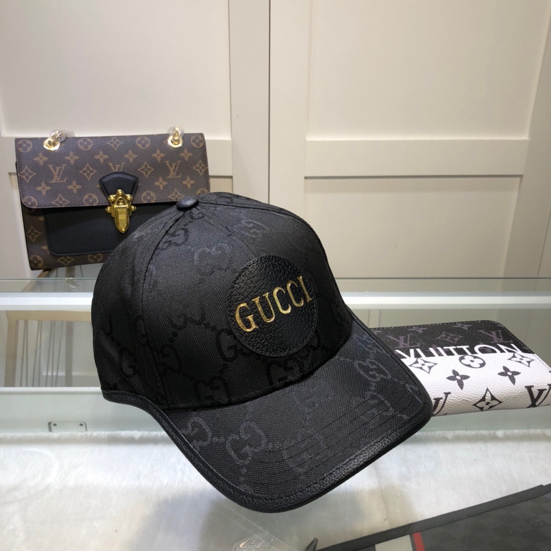 Gucci Off The Grid Baseball Hat Black GG Hat - Image 3