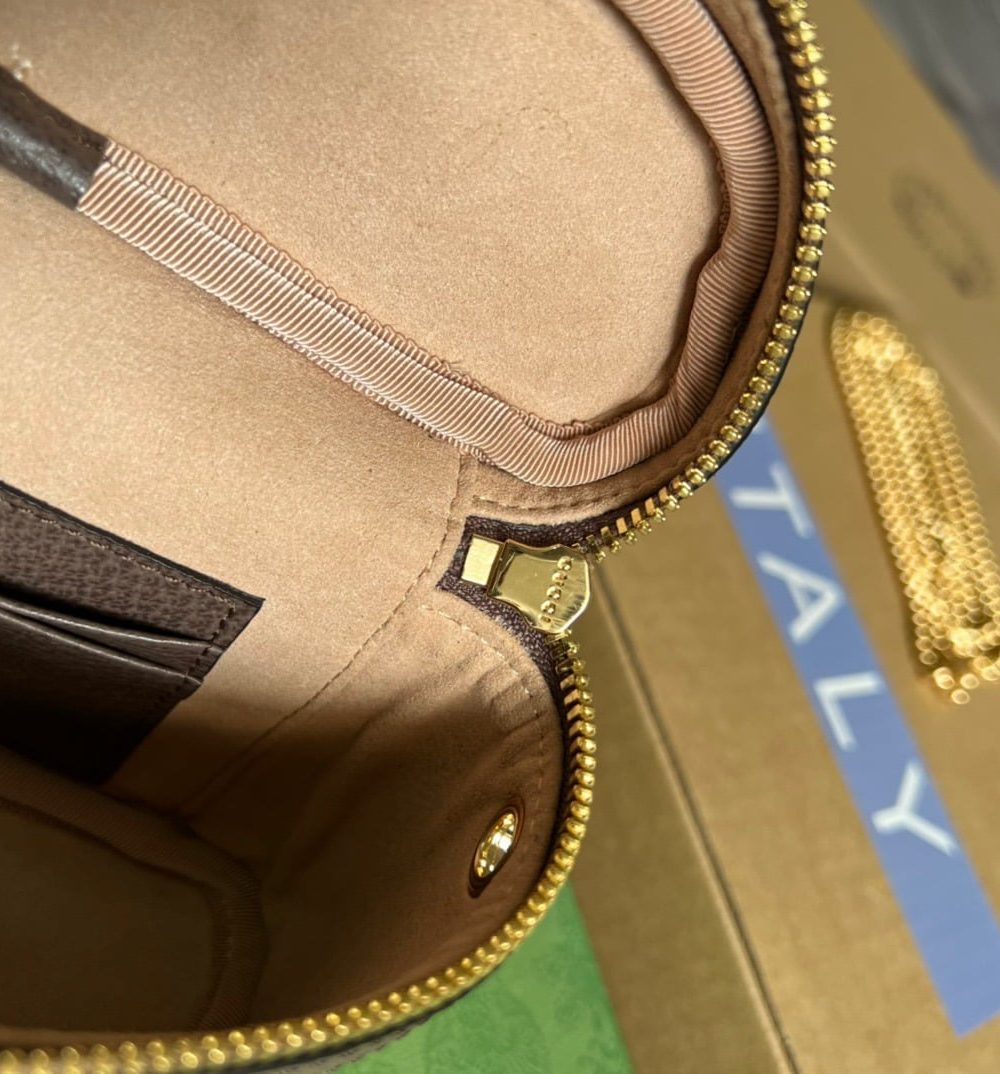 1:1 Replica Gucci Ophidia Belt Bag With Web Beige/Ebony Soft GG Supreme Canvas  For Men 7.1in/18cm GG 699765 96IWG 8745