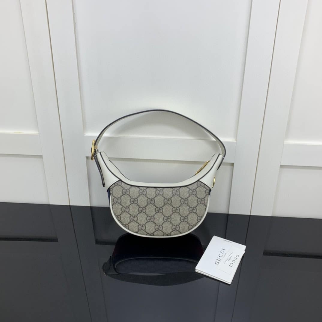 1:1 Replica Gucci Ophidia GG Mini Bag Beige And Ebony GG Supreme Canvas For Women 7.9in/20cm GG 658551 96IWG 9794 - Image 2
