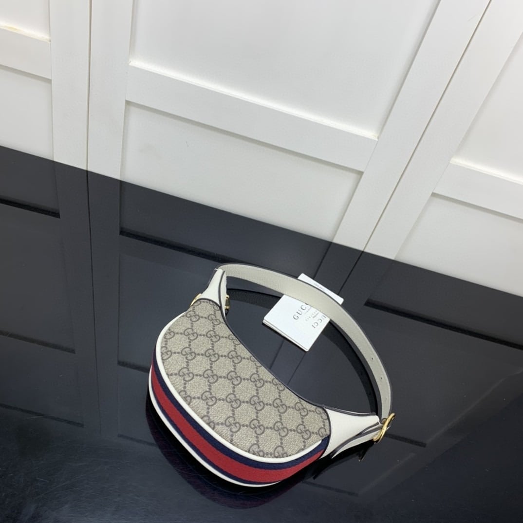 1:1 Replica Gucci Ophidia GG Mini Bag Beige And Ebony GG Supreme Canvas For Women 7.9in/20cm GG 658551 96IWG 9794 - Image 4