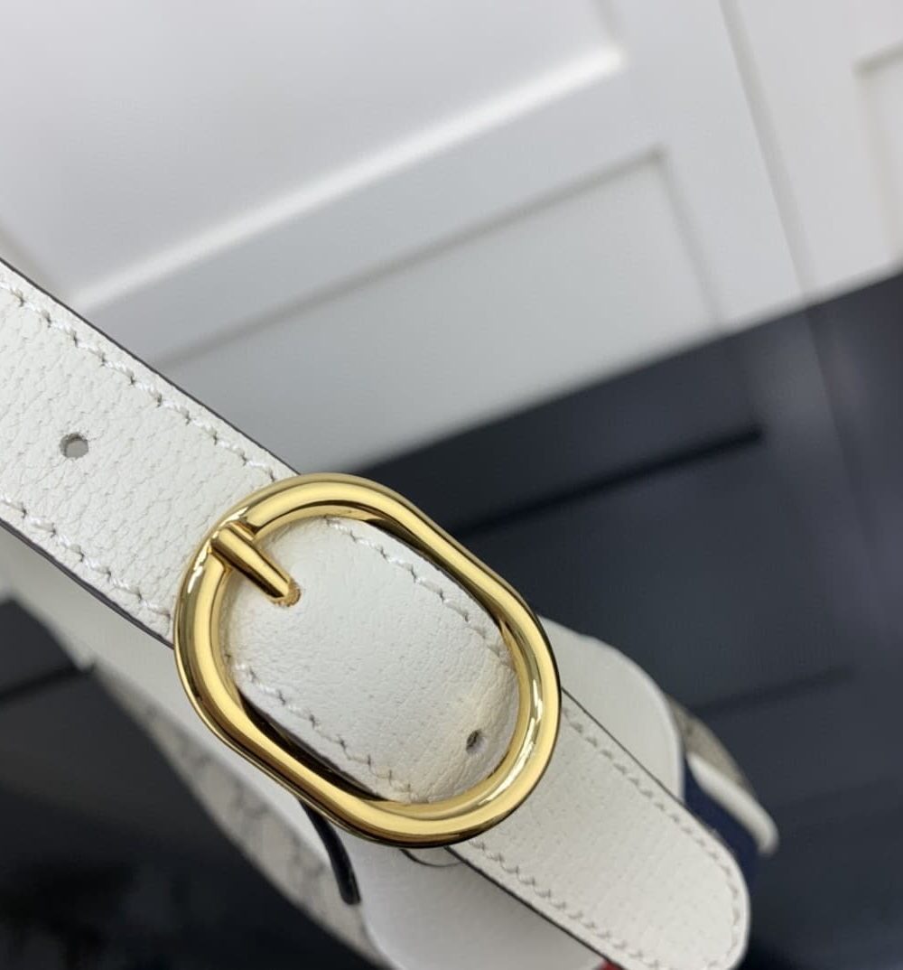 1:1 Replica Gucci Ophidia GG Mini Bag Beige And Ebony GG Supreme Canvas For Women 7.9in/20cm GG 658551 96IWG 9794