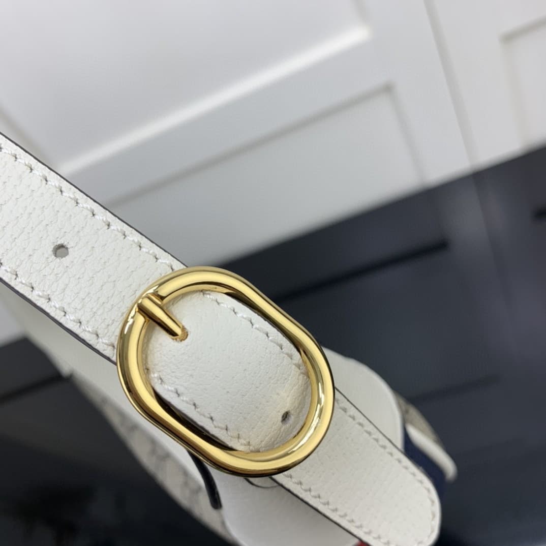 1:1 Replica Gucci Ophidia GG Mini Bag Beige And Ebony GG Supreme Canvas For Women 7.9in/20cm GG 658551 96IWG 9794 - Image 5