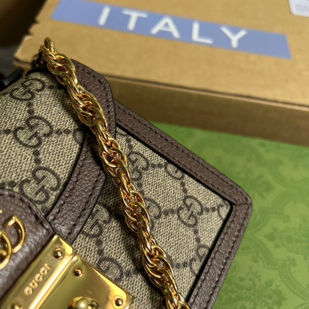 1:1 Replica Gucci Ophidia GG Mini Shoulder Bag Beige For Women, Women's Bags 6.9in/18cm GG 696180 96IWG 8745 - Image 6