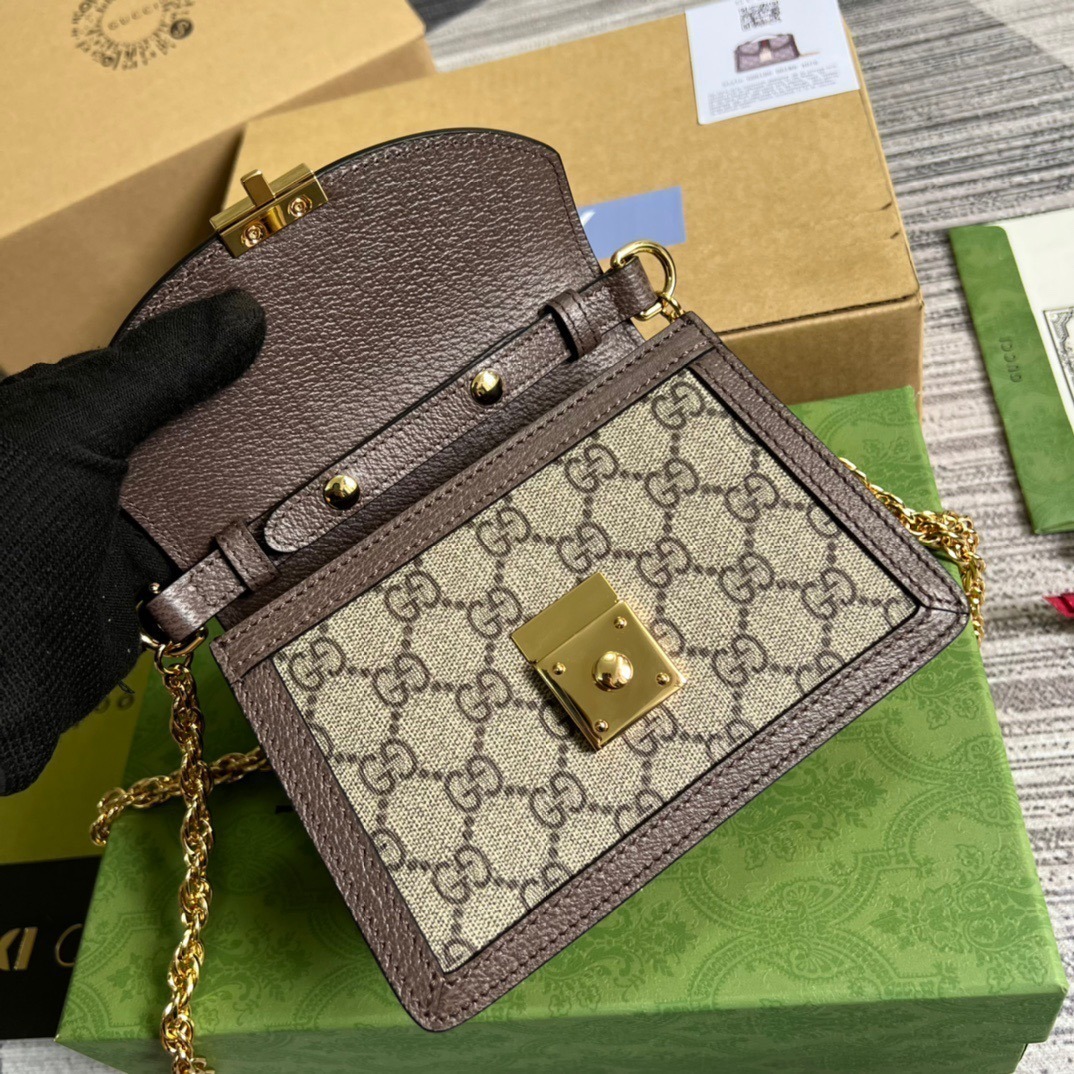 1:1 Replica Gucci Ophidia GG Mini Shoulder Bag Beige For Women, Women's Bags 6.9in/18cm GG 696180 96IWG 8745 - Image 4