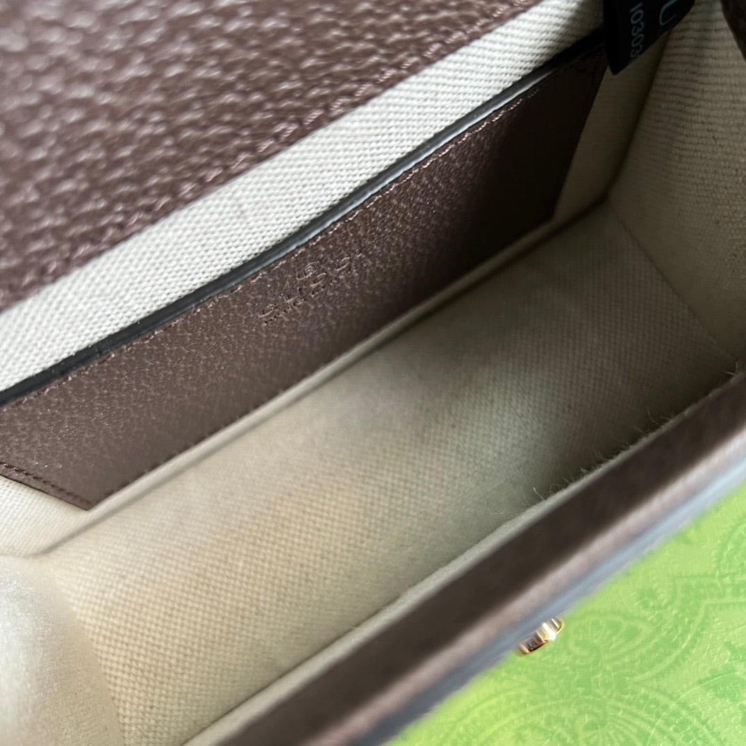 1:1 Replica Gucci Ophidia GG Mini Shoulder Bag Beige For Women, Women's Bags 6.9in/18cm GG 696180 96IWG 8745 - Image 5