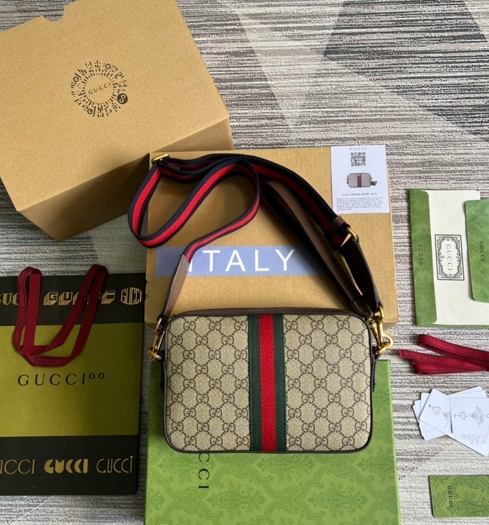 1:1 Replica Gucci Ophidia GG Shoulder Bag Beige For Women, Women's Bags 9.2in/24cm GG 699439 9C2ST 8920