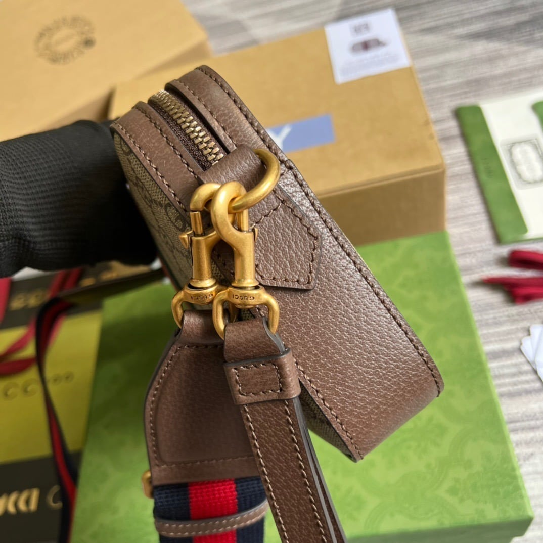 1:1 Replica Gucci Ophidia GG Shoulder Bag Beige For Women, Women's Bags 9.2in/24cm GG 699439 9C2ST 8920 - Image 5