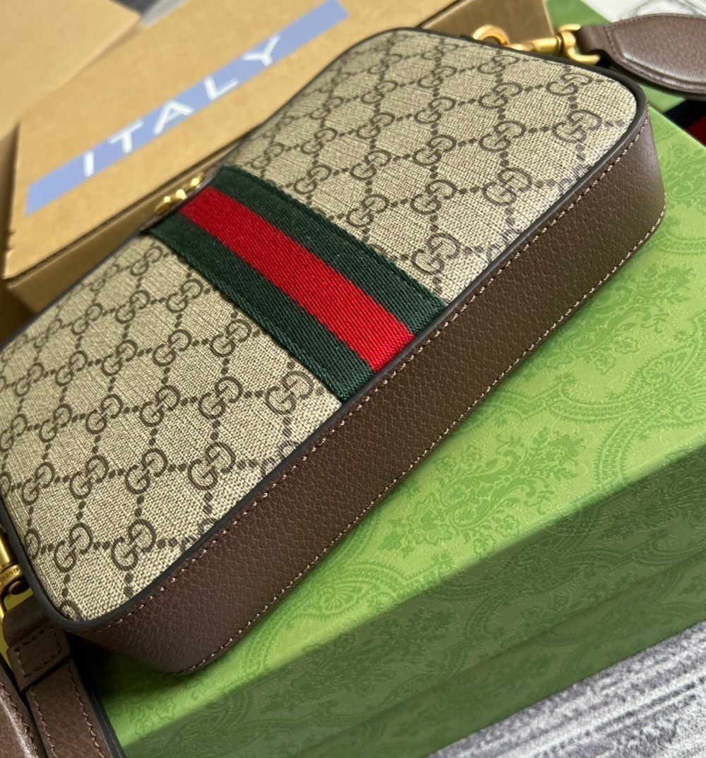 1:1 Replica Gucci Ophidia GG Shoulder Bag Beige For Women, Women's Bags 9.2in/24cm GG 699439 9C2ST 8920