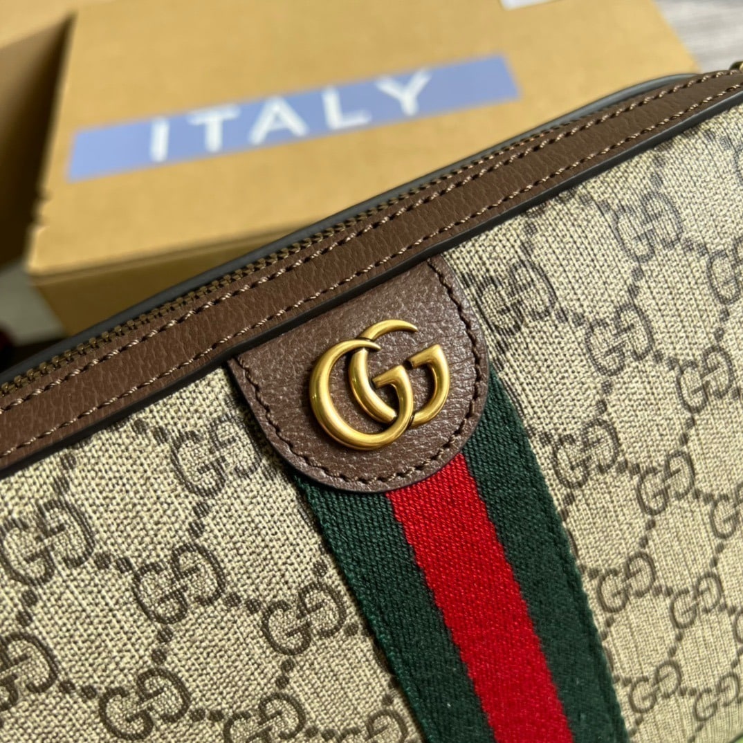 1:1 Replica Gucci Ophidia GG Shoulder Bag Beige For Women, Women's Bags 9.2in/24cm GG 699439 9C2ST 8920 - Image 8