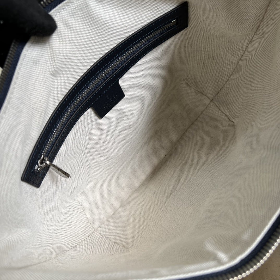 1:1 Replica Gucci Ophidia GG Small Shoulder Bag Beige And Blue GG Supreme Canvas For Women 12in/30cm 598125 2ZGMN 4076 - Image 5