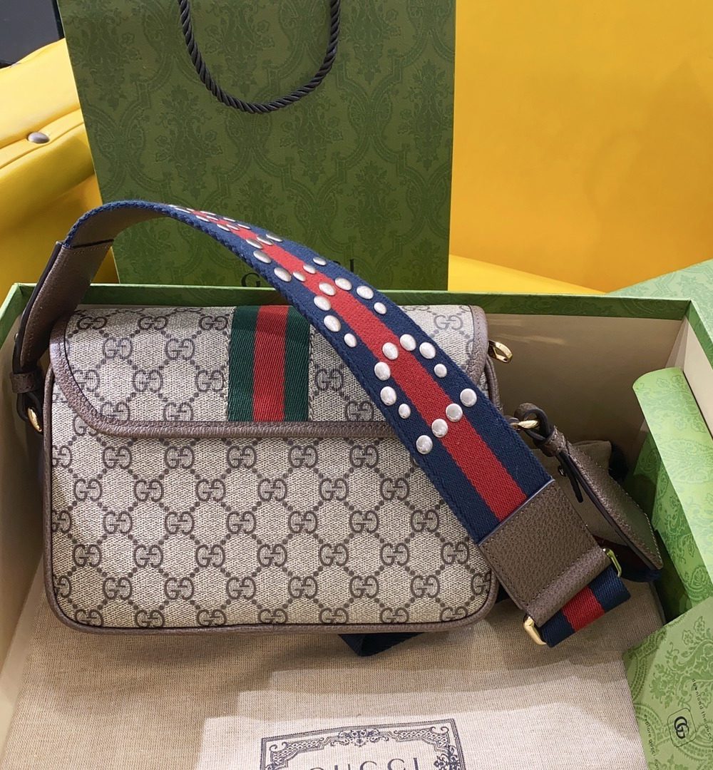 1:1 Replica Gucci Ophidia GG Small Shoulder Bag Beige For Women, Women's Bags 9.1in/23cm GG 722117 FAAX3 9789