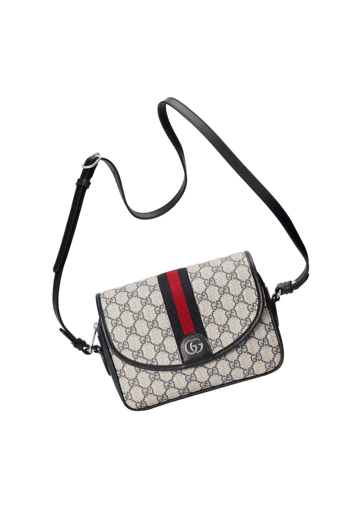 1:1 Replica Gucci Ophidia GG Small Shoulder Bag Dark Blue/Beige For Women, Women's Bags 9.1in/23cm GG - Image 3