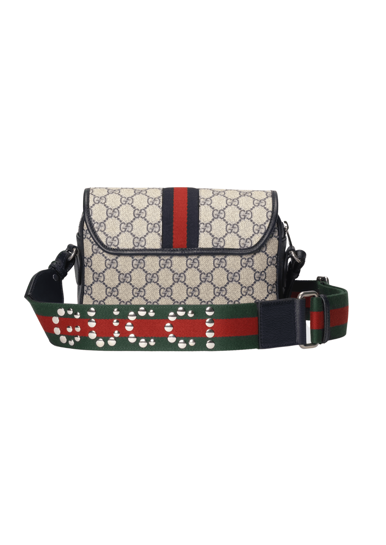 1:1 Replica Gucci Ophidia GG Small Shoulder Bag Dark Blue/Beige For Women, Women's Bags 9.1in/23cm GG - Image 4