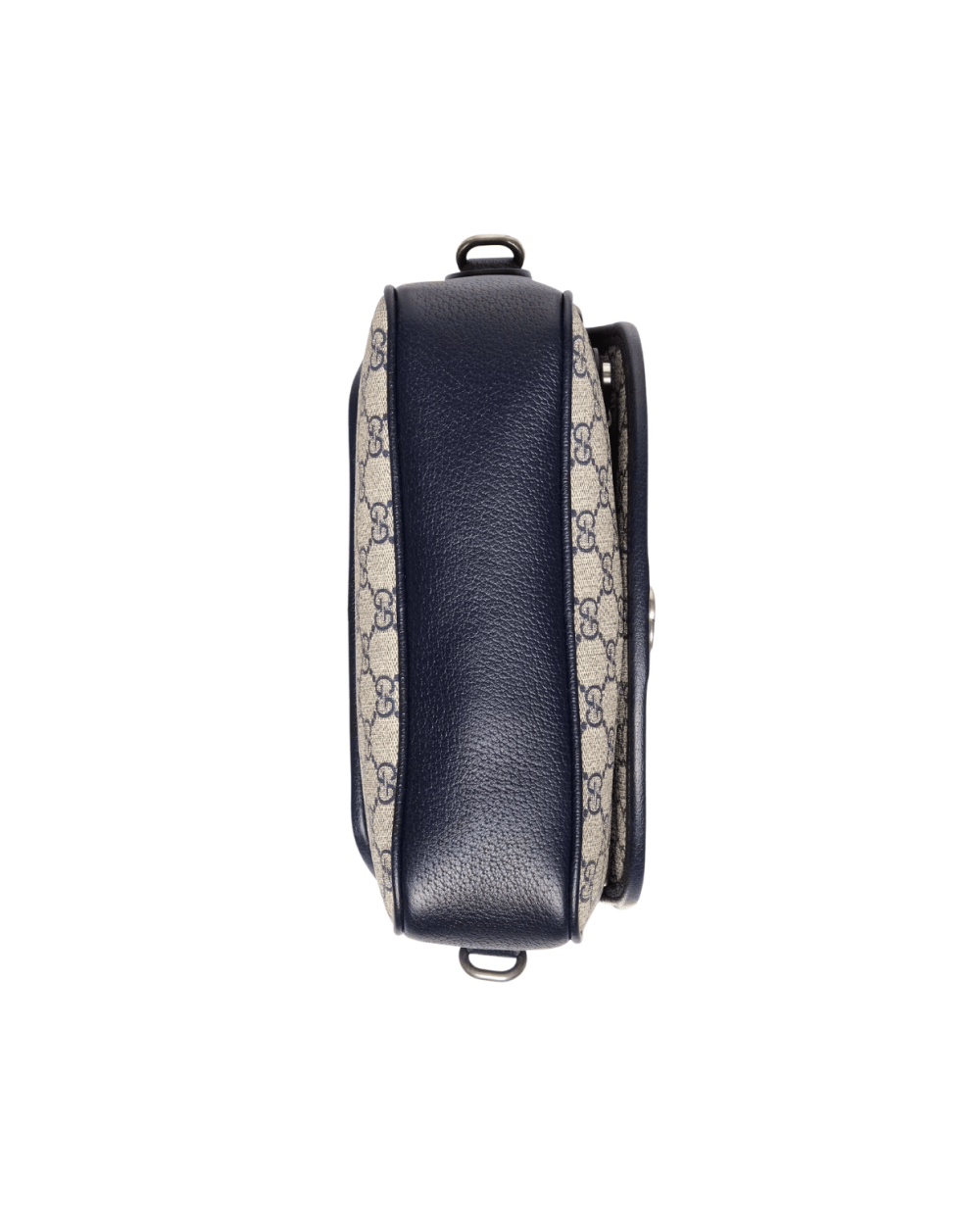 1:1 Replica Gucci Ophidia GG Small Shoulder Bag Dark Blue/Beige For Women, Women's Bags 9.1in/23cm GG