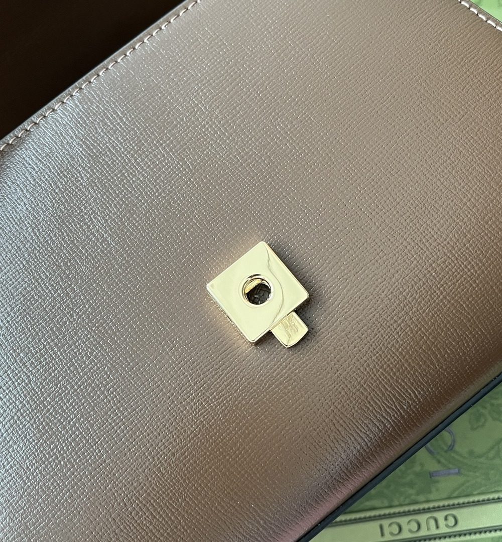 1:1 Replica Gucci Ophidia Gucci Horsebit 1955 Mini Bag Brown For Women, Women's Bags 8.6in/22cm GG 703848 AAA7G 2361
