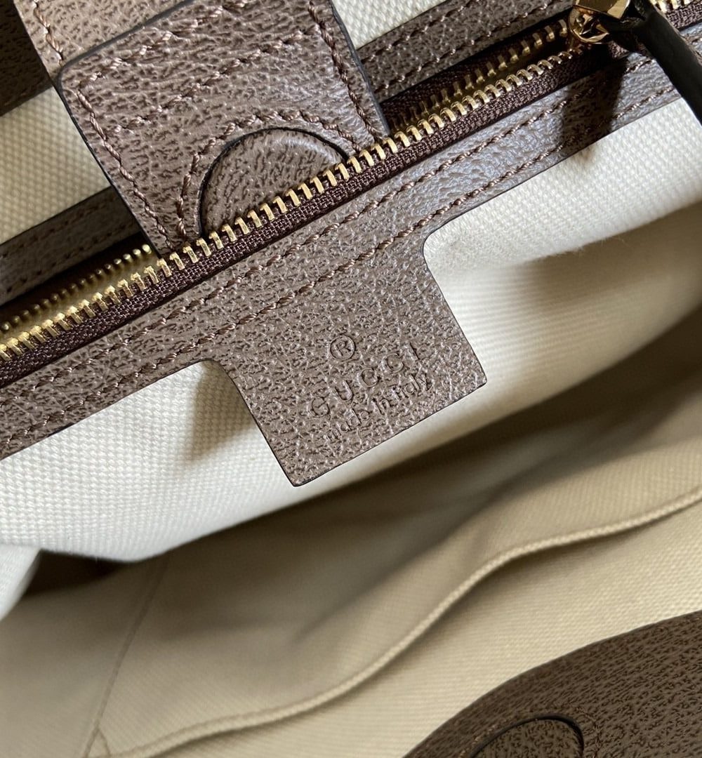 1:1 Replica Gucci Ophidia Jumbo GG Medium Tote Camel And Ebony Jumbo Canvas For Women 15in/38cm GG