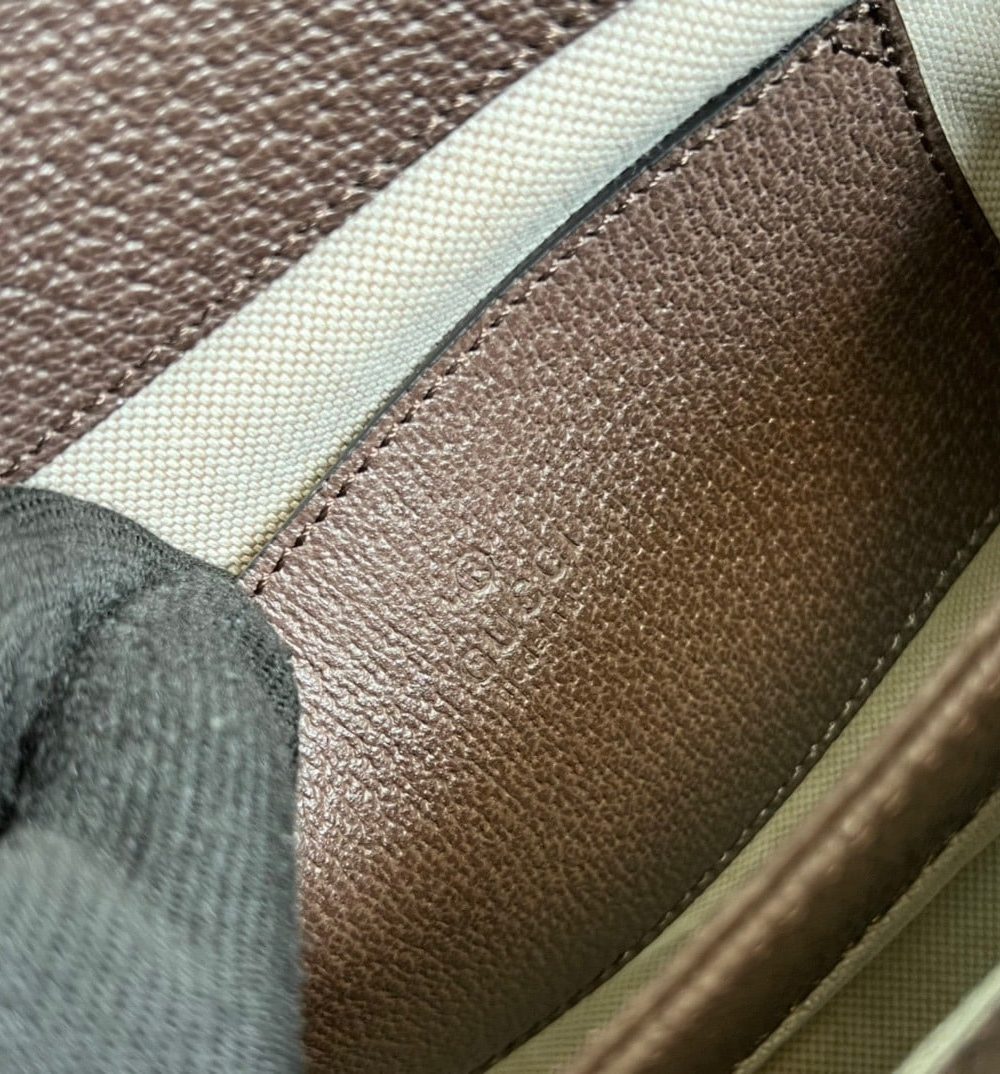 1:1 Replica Gucci Ophidia Jumbo GG Small Shoulder Bag Brown For Women, Women's Bags 10.2in/26cm GG ‎‎503877 UKMIG 2570